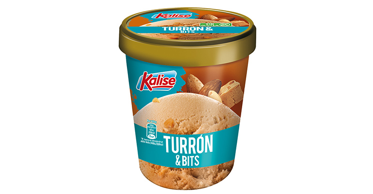 helado turrón kalise