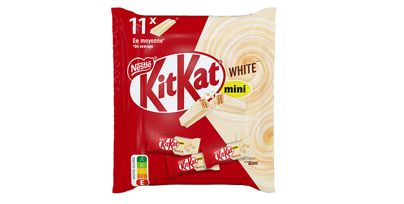 kitkat mini blanco bolsas 11 unidades