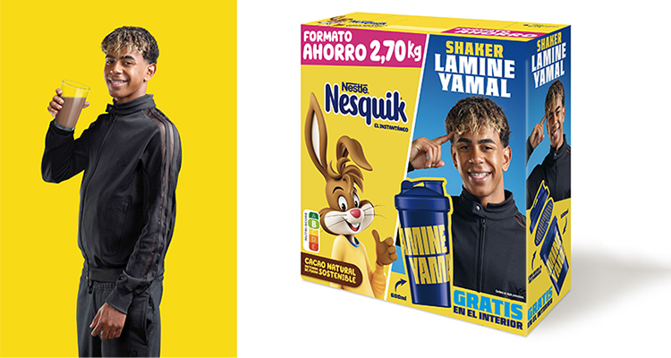 Lamine Yamal, nueva imagen de Nesquik