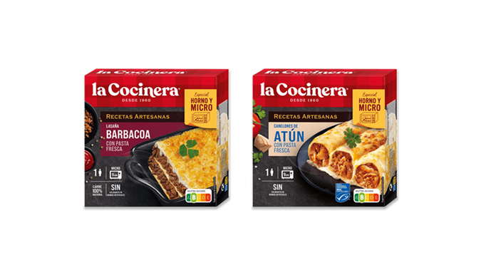 Lasañas y canelones en un formato individual de 280g