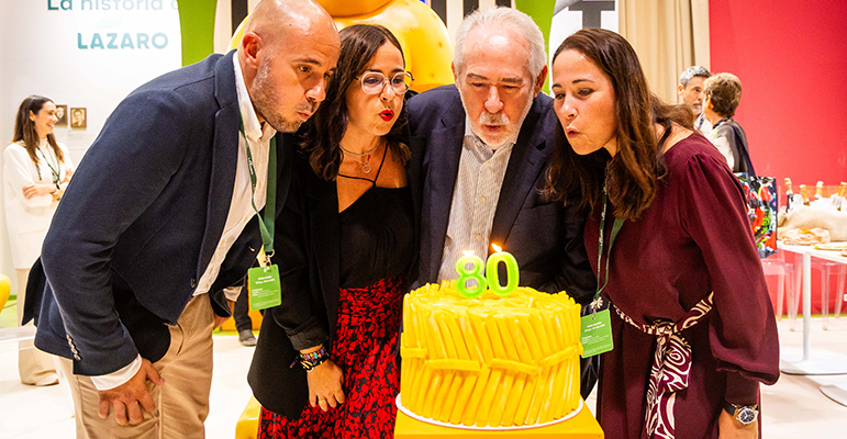Lázaro celebra su 80 aniversario en Fruit Attraction 