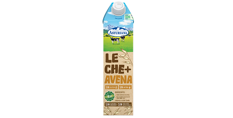 Nueva leche con avena de  Central Lechera Asturiana