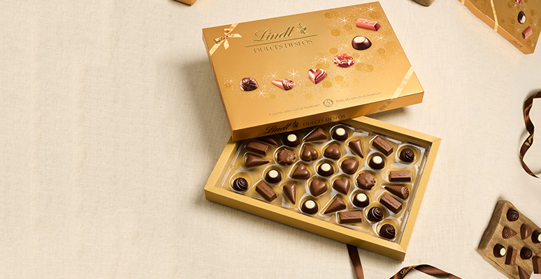La caja de bombones Lindt Dulces Deseos estrena imagen esta Navidad