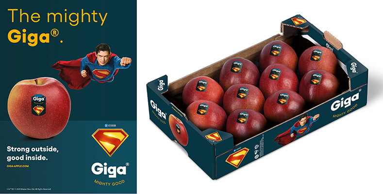 Las manzanas Giga vuelan alto este verano con la película Superman