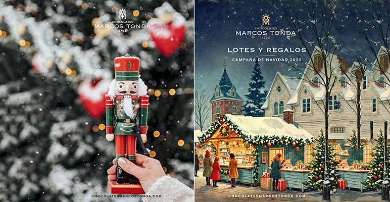 Chocolates Marcos Tonda presenta sus los catálogos de Navidad 