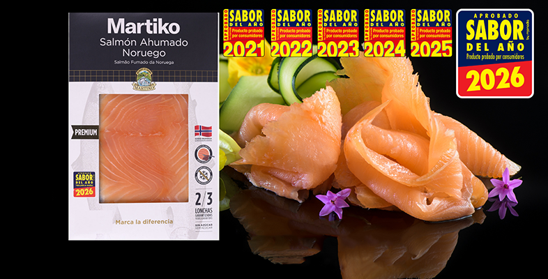 salmón ahumado Martiko