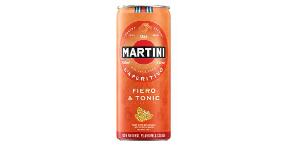 Martini presenta este cóctel preparado en lata Fiero & Tonic