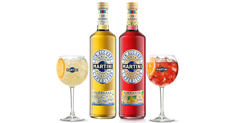 Martini sin alcohol: en los sabores vibrante y floreale