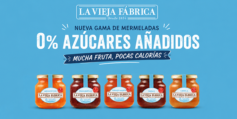 La Vieja Fábrica mermeladas 0 azúcares