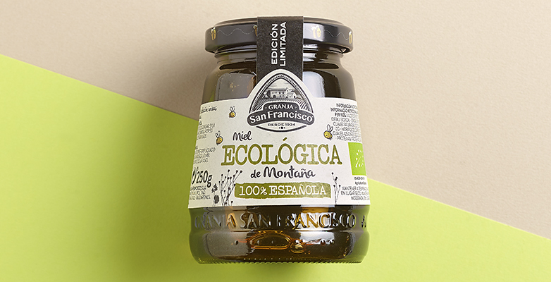 Miel 100% española con sello garantía de calidad y compromiso ambiental