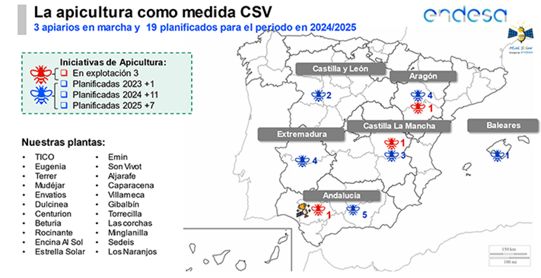 Miel solar endesa mapa