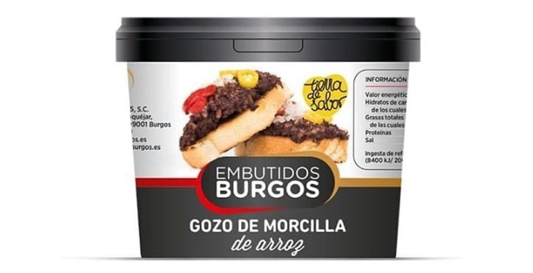 Crema de morcilla de Burgos