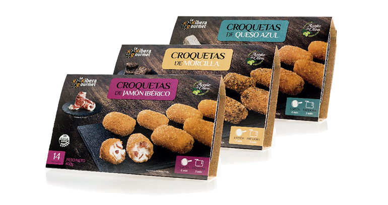 Cremosas croquetas gourmet, sin gluten y variados sabores