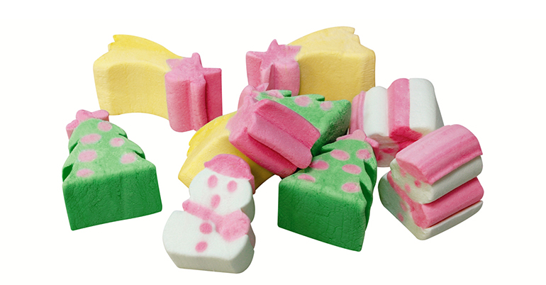 Navidades tiernas y muy dulces con las figuras Christmas Marshmallows