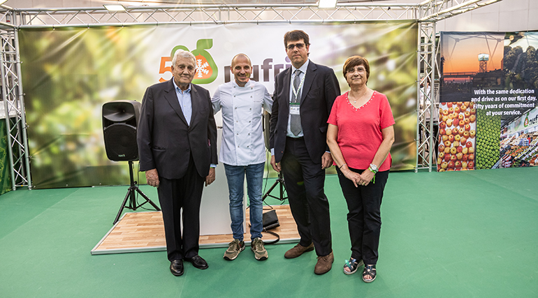 Grupo Nufri celebra su 50 Aniversario en Fruit Attraction poniendo en valor el legado familiar y la alta gastronomía