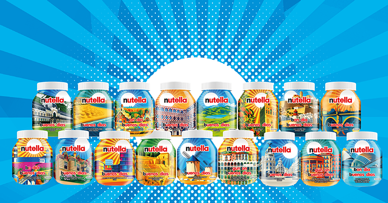 Nutella tarros buenos días