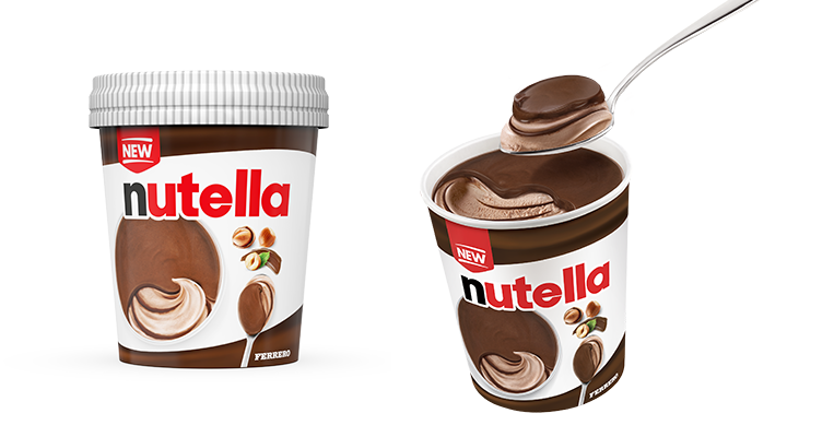 helado Nutella en tarrina
