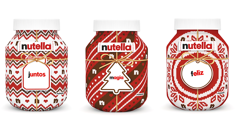 Tarros Nutella Navidad 2025