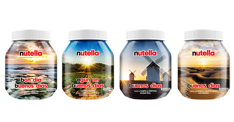 Nutella paisajes