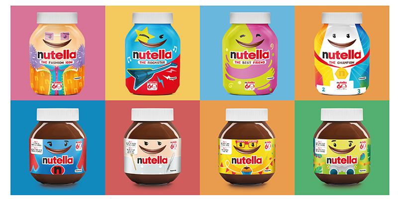 Nutella tarros edición limitada sonrisas