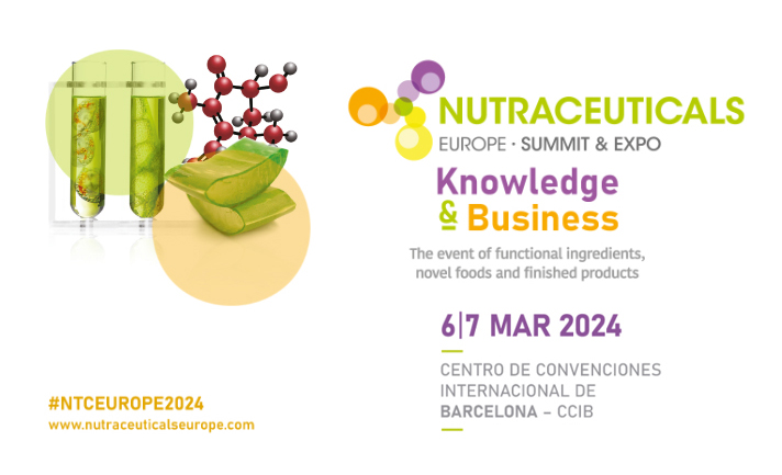 Vuelve Nutraceuticals Europe Summit & Expo 2024: descubre lo último en funcionales, novel foods y nutracéuticos