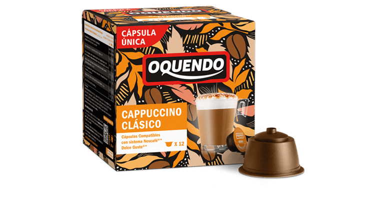 Cafés Oquendo lanza una variedad de capuccino en cápsula compatible con Dolce Gusto