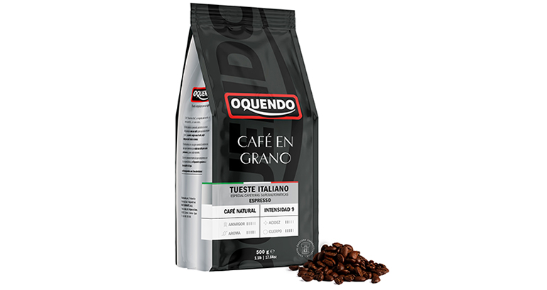 Cafés Oquendo presenta su Espresso 100% natural en grano para casa