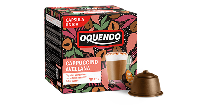 Cafés Oquendo lanza una variedad de capuccino en cápsula compatible con Dolce Gusto