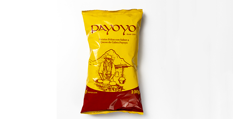Queso Payoyo se adentra en el mercado de las patatas fritas sabor a queso de cabra