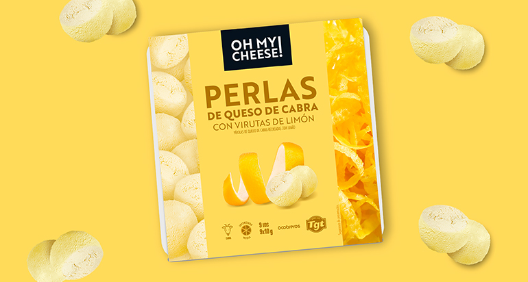  Oh My Cheese estrena sus perlas de queso de cabra con virutas de limón