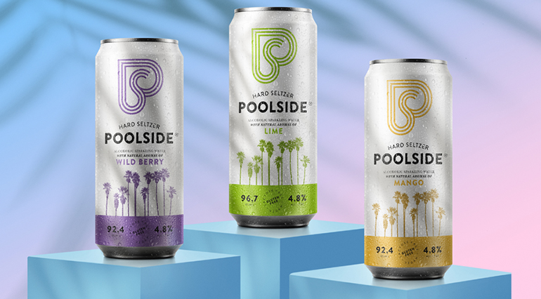 Poolside, nuevas bebidas hard seltzer