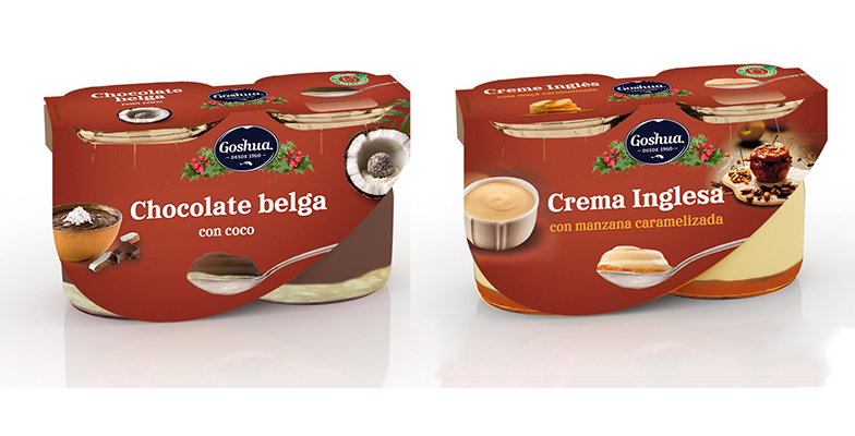 Dos nuevos postres de Goshua para disfrutar esta Navidad