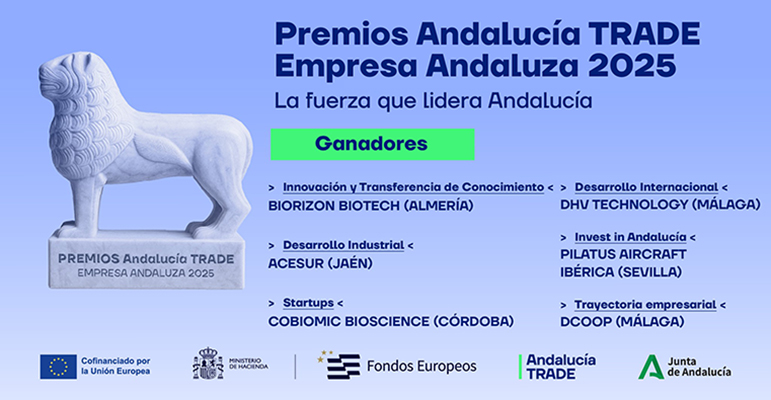 Acesur se hace con un Premio Andalucía Trade 2025 en la categoría de Desarrollo Industrial
