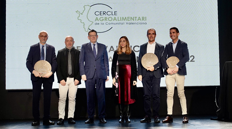 Galardonados en la I edición de Premios Valencianos de la Cadena Alimentaria
