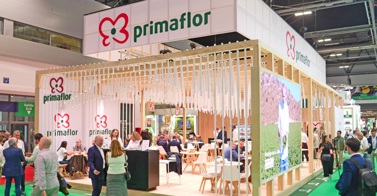 Primaflor celebra su 50 aniversario en Fruit Attraction con nuevas categorías de producto y un stand renovado