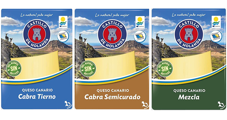 Queso 100% canario en lonchas: tierno, semicurado y mezcla