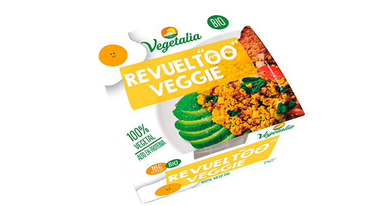 Revuelto vegano de tofu