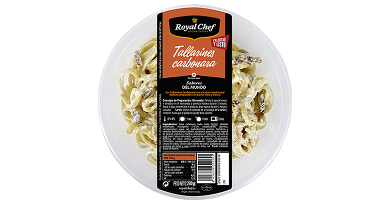 Tallarines carbonara, un plato con todo el sabor a Italia y listo en menos de 3 minutos