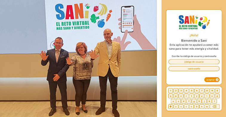 Sani, es una app para fomentar el consumo de frutas y verduras entre escolares