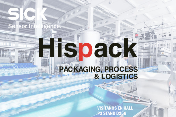 SICK presentará sus sensores más innovadores para el sector del packaging en Hispack 2024 