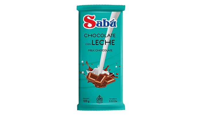  Nueva tableta de chocolate con leche extrafino