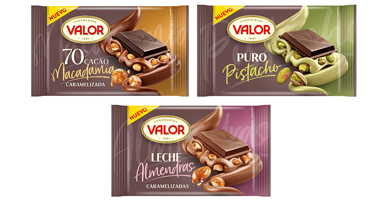 nuevas tabletas chocolates Valor