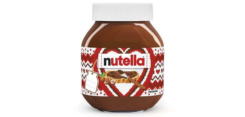 Nutella tarros Navidad