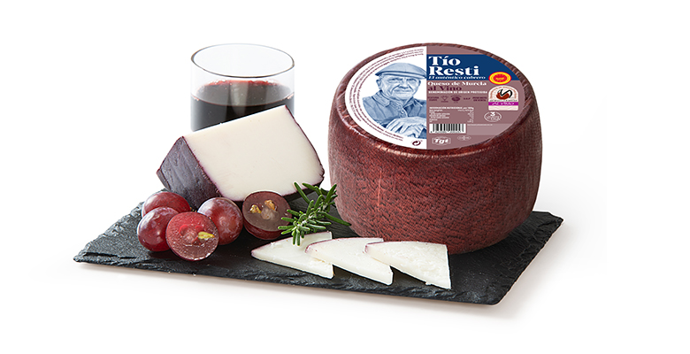 Queso Tío Resti al vino DOP Murcia, mejor queso de cabra de España en 2025