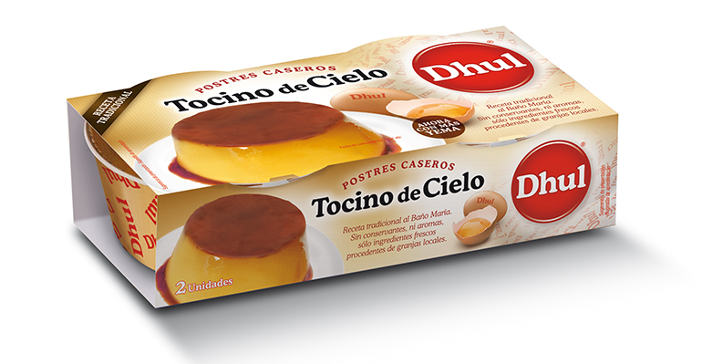 Dulce tocino de cielo, con receta mejorada y huevos frescos