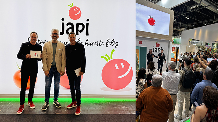 El tomate Japi se presenta en Fruit Attraction y destaca por su intenso sabor