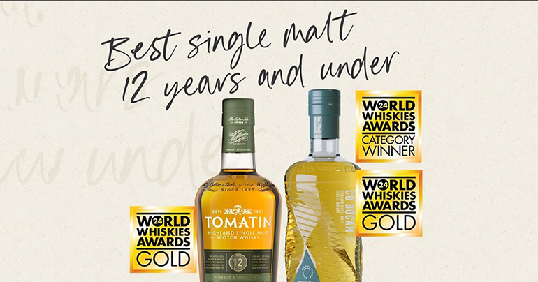 La destilería Tomatín se trae varias medallas de oro en los World Whisky Awards