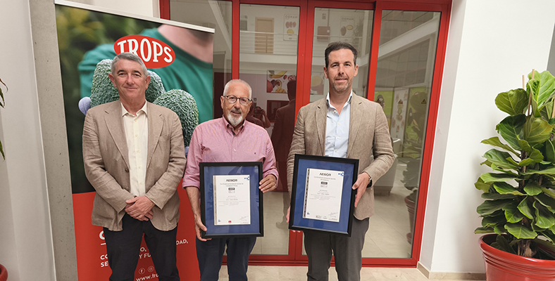 Trops obtiene una nueva certificación Aenor de gestión de empresa y buenas prácticas