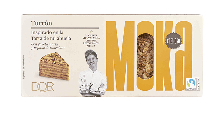 Turrón de moka de Lidl y Vicky Sevilla