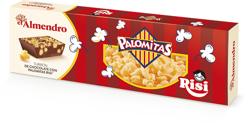 Turrón de palomitas, palomitas de turrón blando... la nueva colaboración de El Almendro y Risi